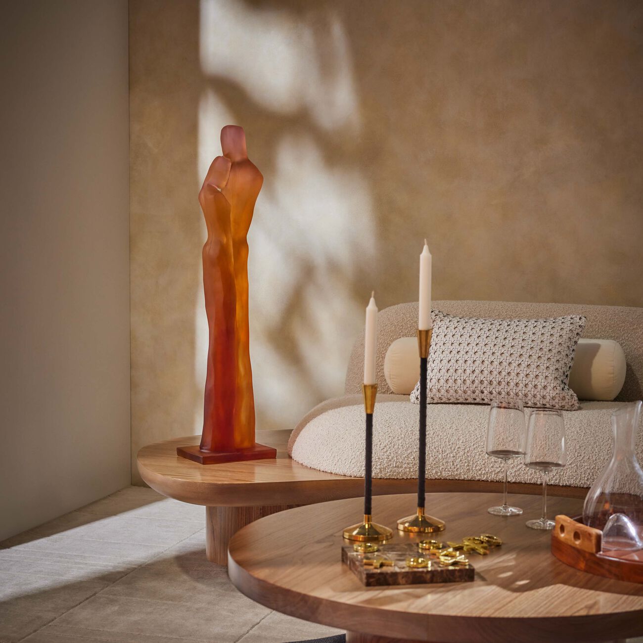 Le Retour Sculpture Medium Orange Limited Edition daum le retour sculpture medium orange limited edition