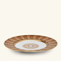 bernardaud eventail service plate round gold 31cm