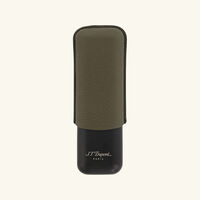 st dupont double cigar case brown