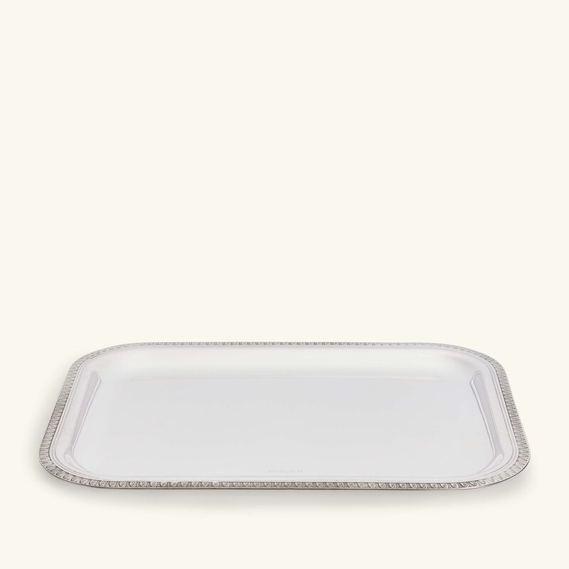 christofle malmaison serving tray rectangular small silver plated 26cm