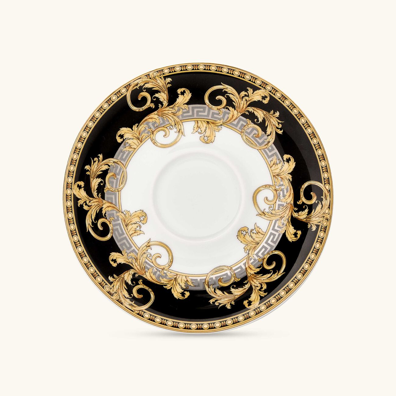 Prestige Gala Coffee Cup & Saucer White versace prestige gala coffee cup saucer white