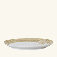 versace barocco beige serving platter oval 33 cm