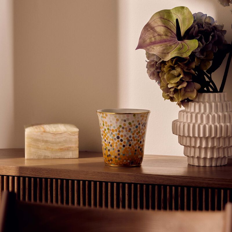 Gala Soleil Tumbler with Candle Large bernardaud gala soleil tumbler with candle large