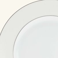 bernardaud dune dinner plate round white 26cm