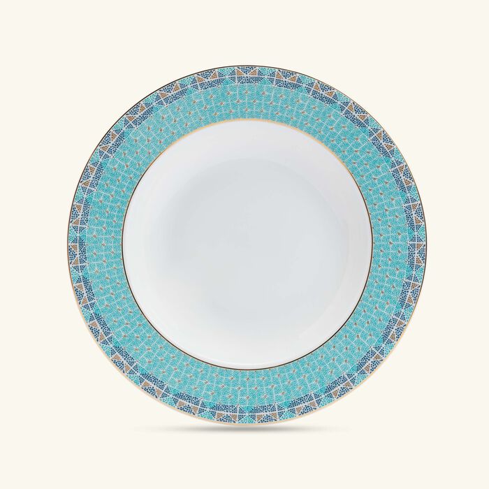 haviland portofino soup plate blue 23cm