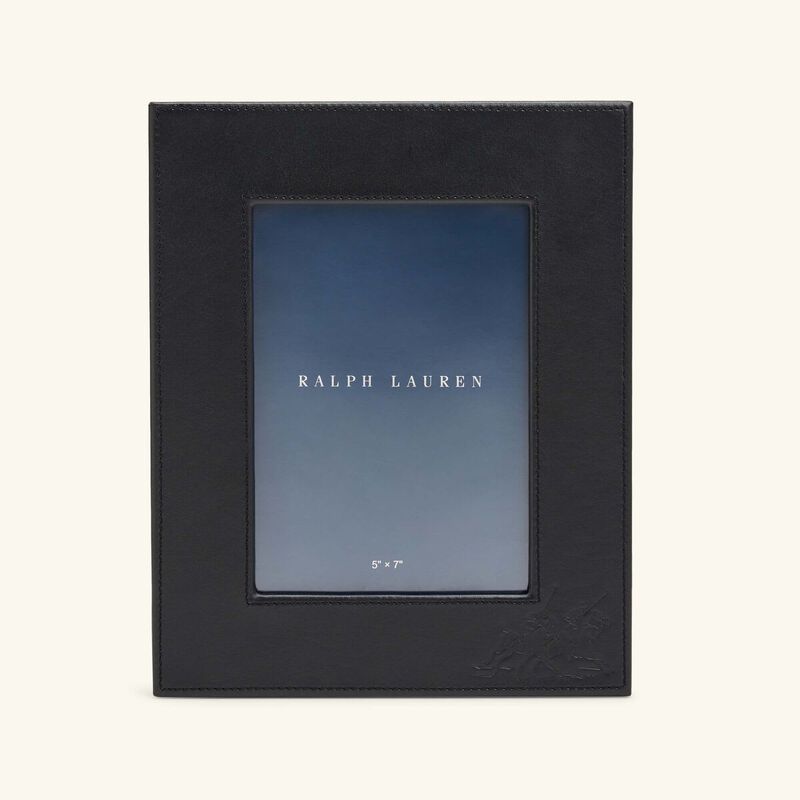 Penthouse Garrett Leather Frame Black 13x18 cm ralph lauren home penthouse garrett leather frame black 13x18 cm