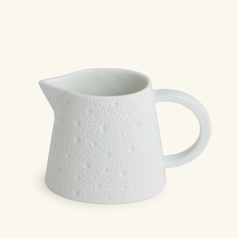 bernardaud ecume milk pitcher white