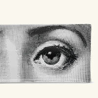 fornasetti occhi tray rectangular small grey