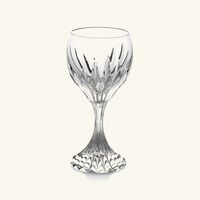 baccarat massena no 3 wine glass clear
