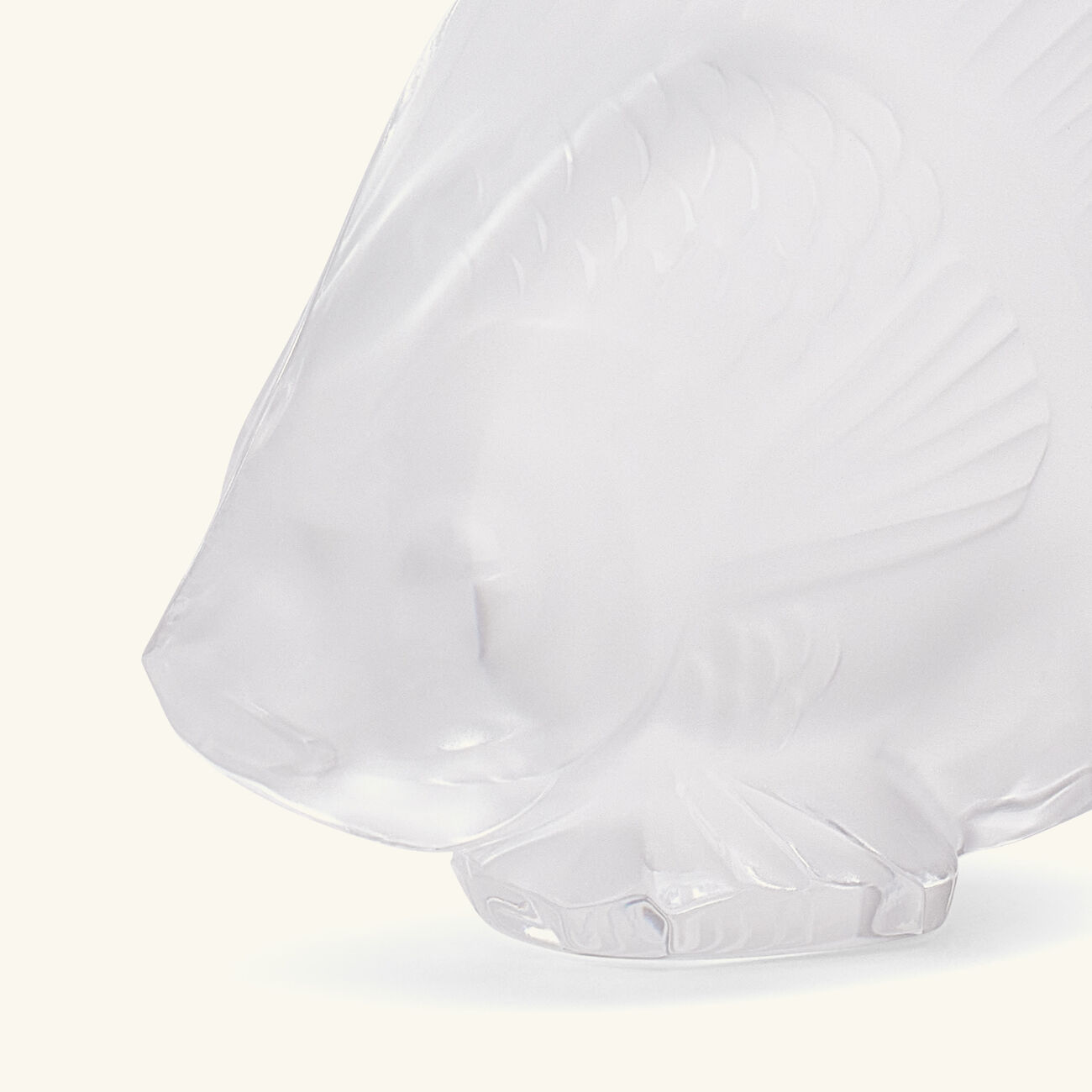 lalique fish figurine small clear
