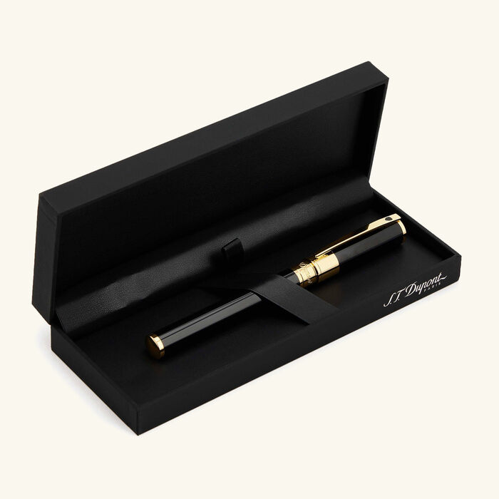 st dupont d initial rollerball pen black