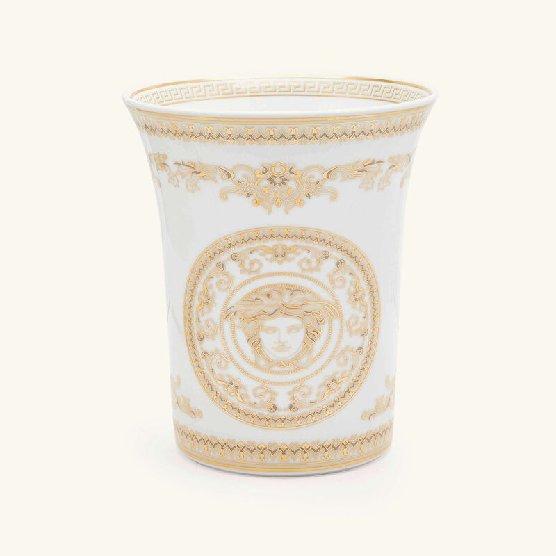 Medusa Gala Vase Small White versace medusa gala vase small white