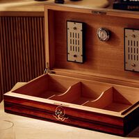 elie bleu dragon cigar humidor brown