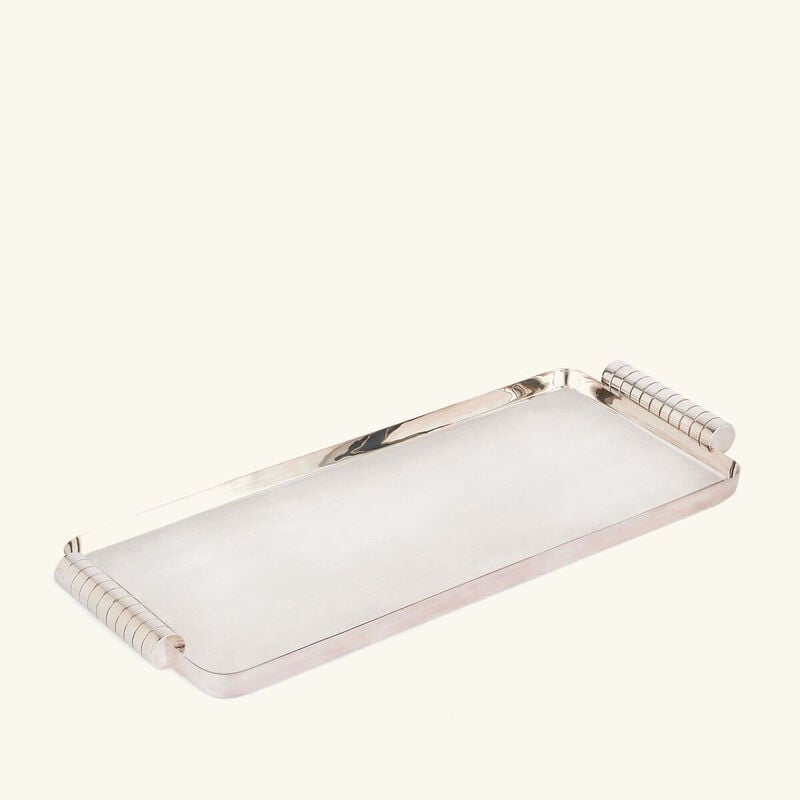 Montgomery Oblong Serving Tray Rectangular Large Silver Plated ralph lauren home montgomery oblong serving tray rectangular large silver plated