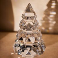 باكارا قطعة الزينة نويل لوكسر بحجم صغير باللون الشفاف