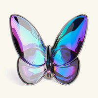 baccarat papillon lucky butterfly figurine mini turquoise