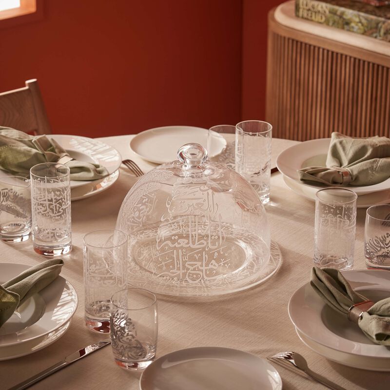 دملاج غطاء  ثلث  للأواني بتصميم دائري شفاف   27 سم