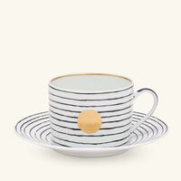 bernardaud aboro serving platter black 23cm