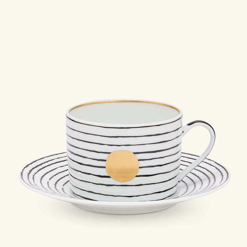 bernardaud aboro tea cup saucer pattern
