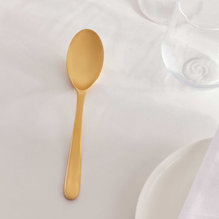 l ame de christofle soup spoon gold