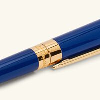 st dupont liberte rollerball pen blue