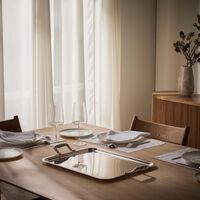 christofle malmaison serving tray rectangular large silver plated