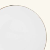 christofle albi platine soup bowl white 23cm
