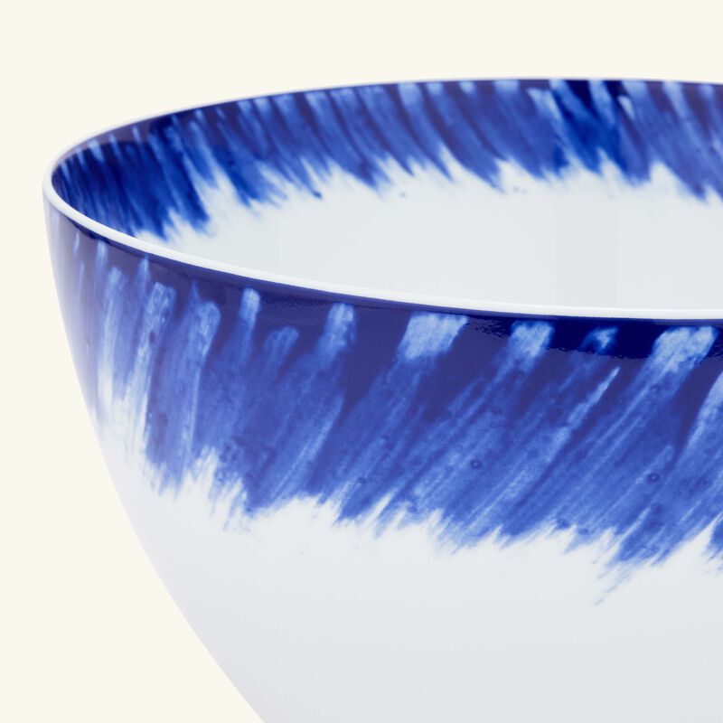 bernardaud in bloom deep salad bowl blue