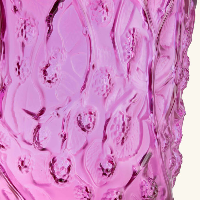 لاليك مزهرية مور كبيرة وردية