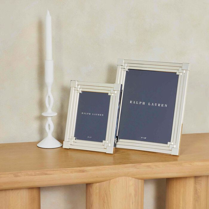 ralph lauren home gammond picture frame silver 12x17cm