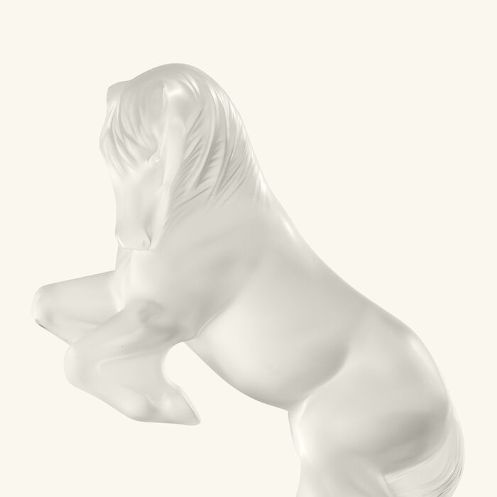 lalique terramineral horse sculpture small clear