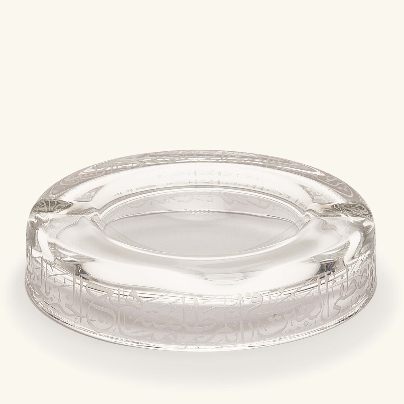 dimlaj thuluth ashtray round clear