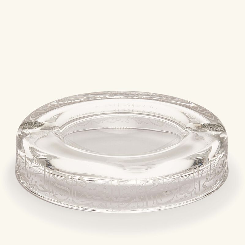 dimlaj thuluth ashtray round clear