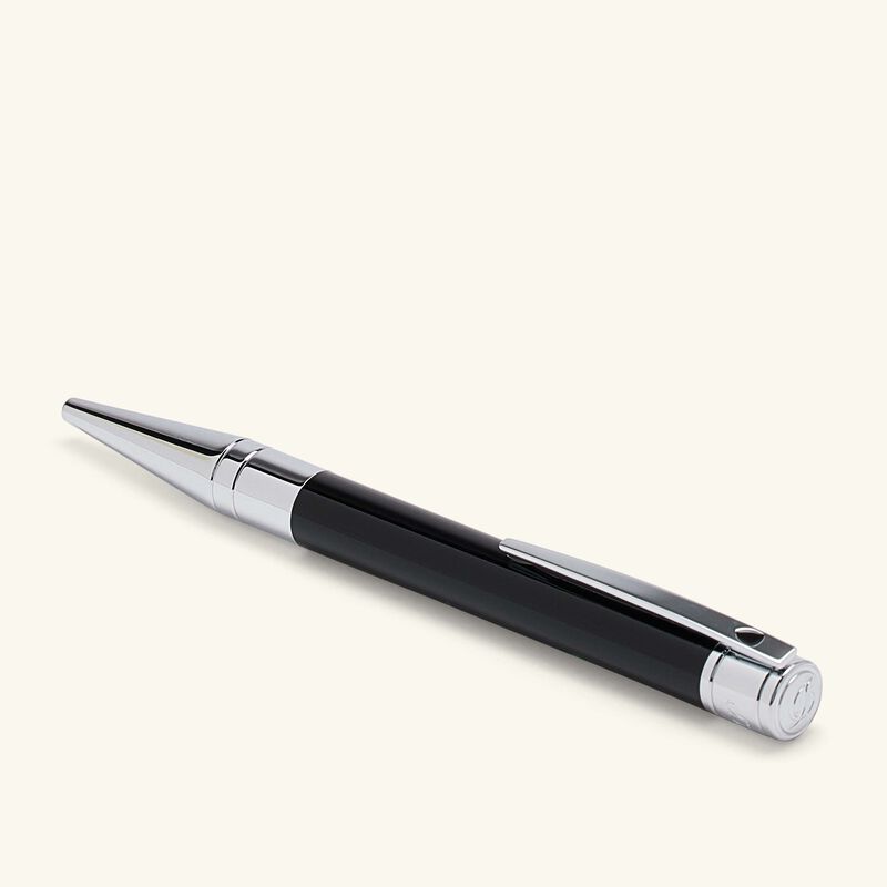 st dupont d initial ballpoint pen black