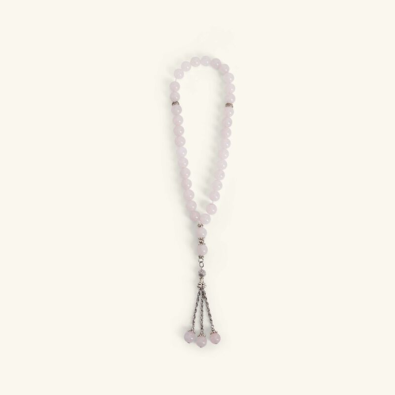 Misbaha Rose Agate light of sakina misbaha rose agate