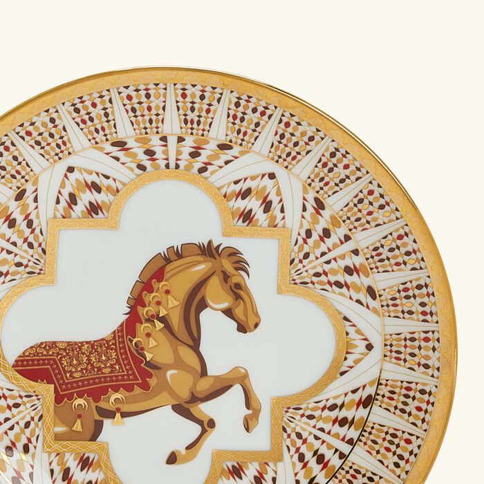 haviland cavalier royal bread butter plate round gold 16cm set of 2