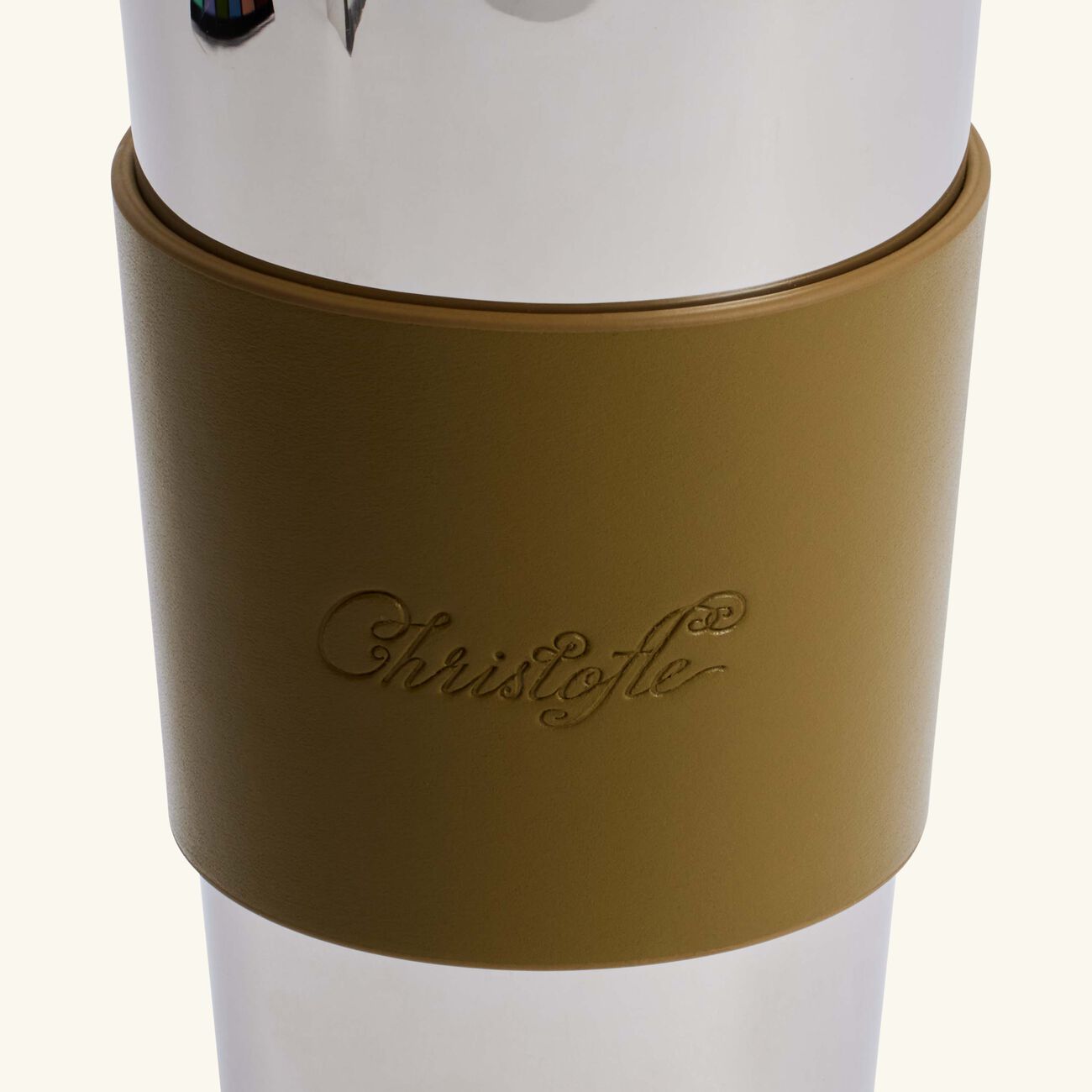 كريستوفل فنجان القهوة أوبجيه ميروار من الستانلس ستيل باللون الأخضر الإمبراطوري