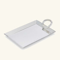 christofle vertigo business card tray silver plated