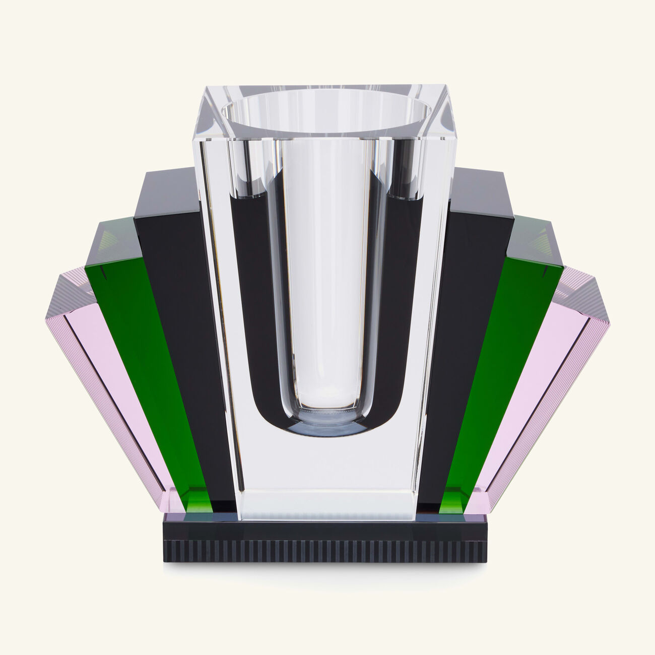 reflections copenhagen harlem crystal vase small black