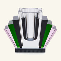 reflections copenhagen harlem crystal vase small black