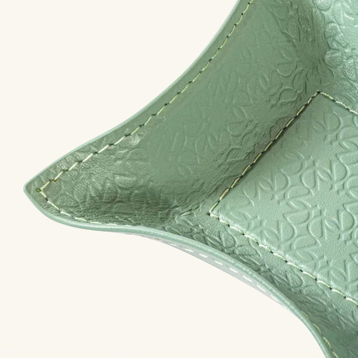 giobagnara elie saab monogram trinket tray square small agata green