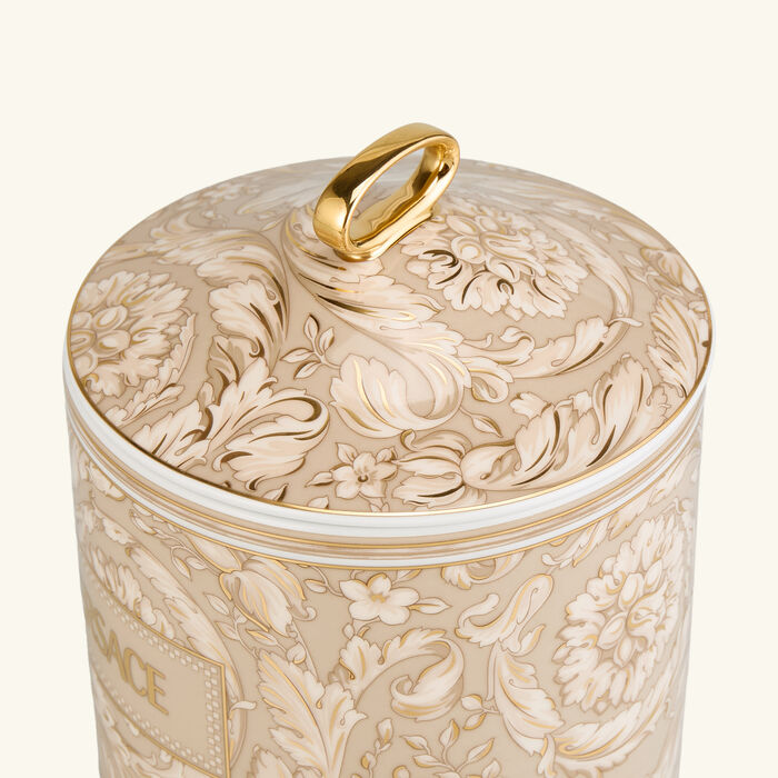 versace barocco storage box beige