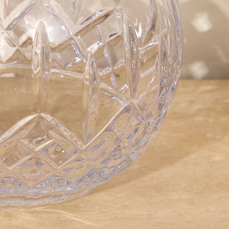 waterford lismore rose vase bowl medium clear