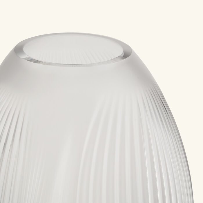 lalique alize vase extra large clear