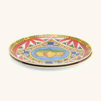 dolce gabbana casa carretto dinner plate round 20cm set of 2