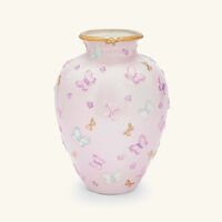 villari butterfly vase small pink