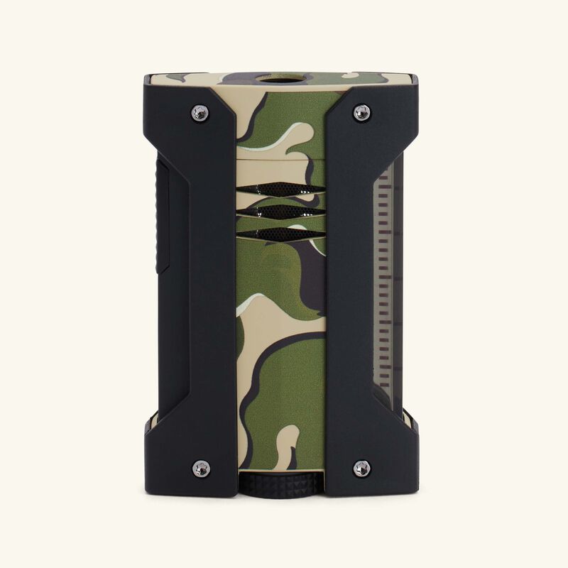 st dupont defi extreme lighter camo khaki