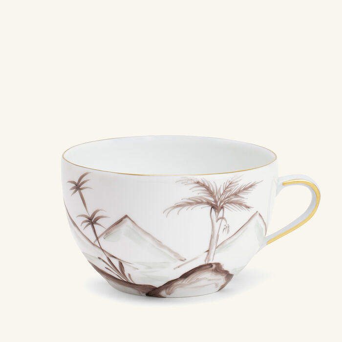 marie daage bamboo colonies coffee cup saucer pink