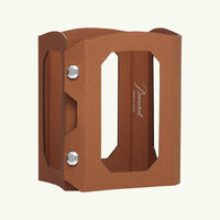 baccarat octogone decanter case brown