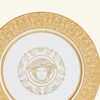 versace medusa gala charger plate white 33cm
